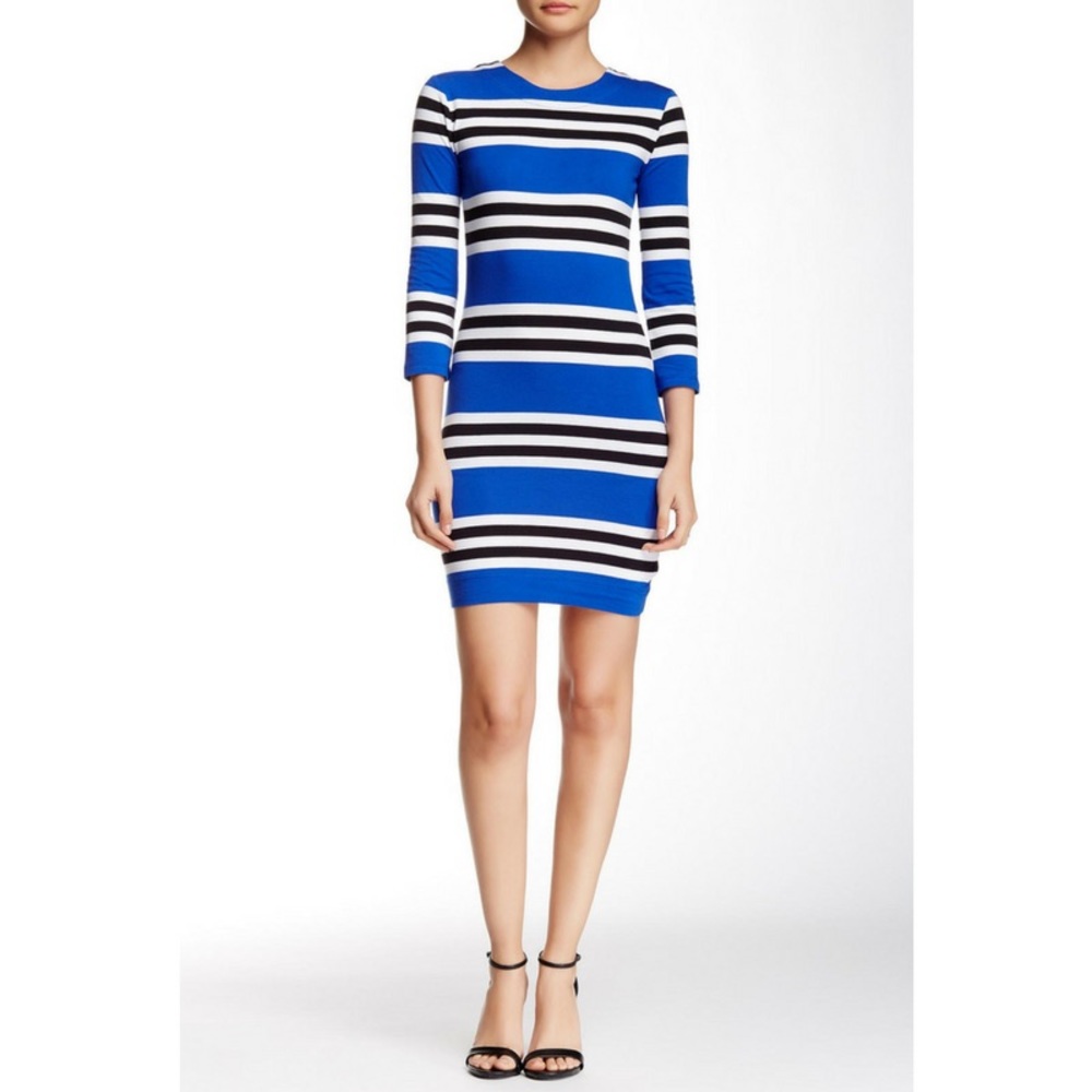 French Connection Jag Multi Stripe Dress, Sz. 6